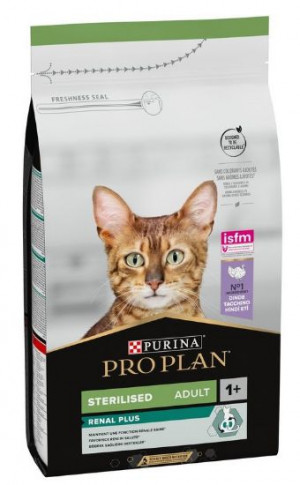 PRO PLAN ORIGINAL Cat Sterilised TURKEY - sausā barība ar tītaru kastrētiem/sterilizētiem kaķiem 1.5kg