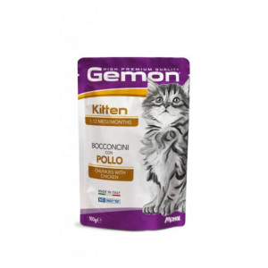 GEMON Cat pouch Kitten with chicken 100g - ar vistu