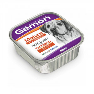 GEMON Dog pate Adult with turkey 150g - ar tītaru