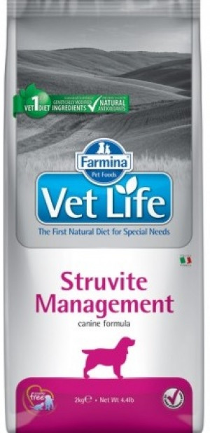 FARMINA VET LIFE Dog Management Struvite - sausā barība suņiem 2kg