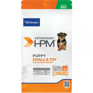 VIRBAC HPM Dog Puppy Small & Toy - sausā barība suņiem 3kg