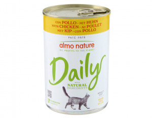 ALMO NATURE Daily Cat With Chicken - konservi kaķiem 400g