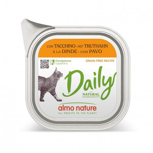 ALMO NATURE Daily Cat With Turkey - konservi kaķiem  100g