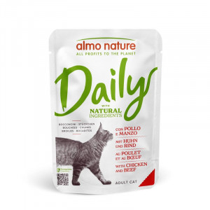 ALMO NATURE Daily Cat Chicken & Beef - konservi kaķiem 70g
