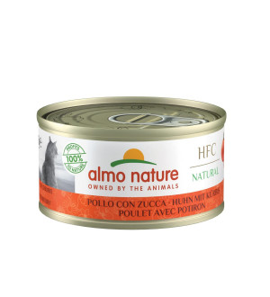 ALMO NATURE HFC Natural Cat With Chicken & Pumpkin - konservi kaķiem 70g