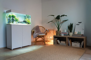 Aquael OPTI SET CABINET - skapītis akvārijam Aquael Set Optiset 125, balts