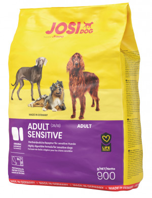 Josera JosiDog Adult Sensitive 900g Cena norādīta par 1 gb. un ir spēkā pasūtot 5 gb.