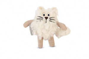 Beeztees rotaļlieta kaķiem Feline - kaķis, balts
