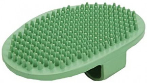 Beeztees Oval Rubber Massage Brush - masāžas ķemme suņiem un kaķiem