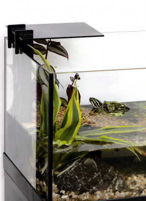 Aquael AquaTerrarium 100 terārijs ūdens rāpuļiem, dažādām abinieku un krabju sugām