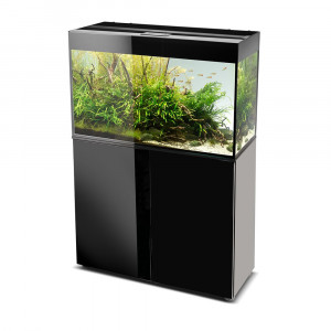 Skapis akvārijam CABINET GLOSSY BLACK ZD 80