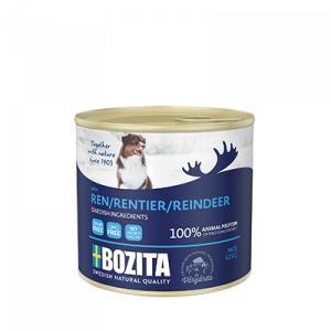 Bozita Pate Reindeer - Ziemeļbriedis 625g Cena ir norādīta par 1gab un ir spēkā pasūtot 3gab