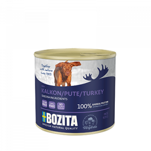 Bozita Tītars 625g. Cena ir norādīta par 1gab un ir spēkā pasūtot 3gab