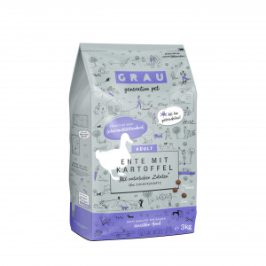 GRAU Ente & Kartoffel - sausā barība suņiem 3kg