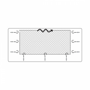 Duvo+ Balcony Safety Net - balkona aizsargtīkls kaķiem 4x3m