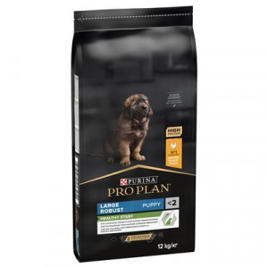 PRO PLAN Puppy Large Robust - sausā barība lielo šķirņu kucēniem ar masīvu ķermeni 12kg