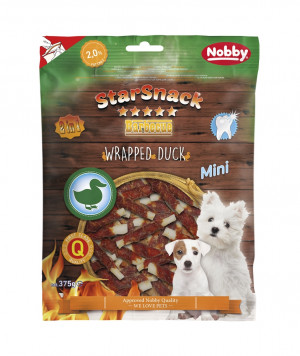 NOBBY StarSnack BBQ MINI Wrapped Duck 375g