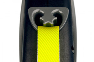 Flexi Giant M 8m melna/neona (lenta)