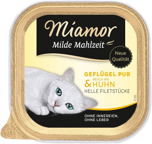 MIAMOR Milde Mahlzeit 100g - konservi ar mājputniem un vistu