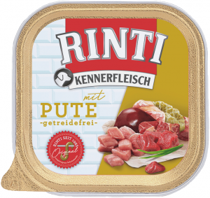 RINTI Kennerfleisch Turkey 300g - konservi ar tītara gaļu