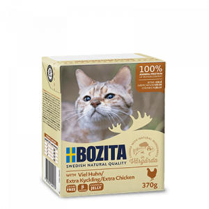 Bozita Feline Chicken 3x370g + 1gb. DĀVANĀ!