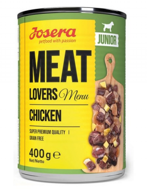 JOSERA Meat Lovers Junior Menu Chicken 6x400g