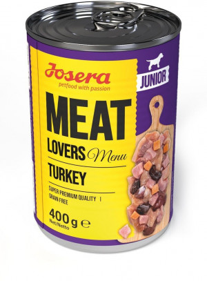 JOSERA Meat Lovers Junior Menu Turkey 6x400g