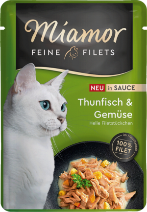 Miamor Feine Fillets Thunfisch&Gemuse in sauce 100g