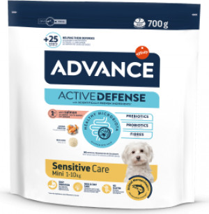 ADVANCE DOG MINI ADULT SENSITIVE sausā barība suņiem 700g