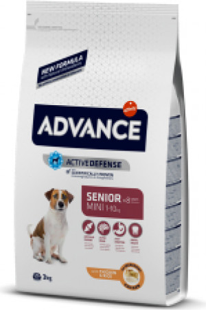 Advance Dog Mini Senior sausā barība suņiem 1.5kg