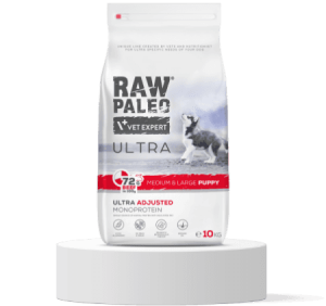 RAW PALEO ULTRA MEDIUM&LARGE PUPPY - ar liellopu 10kg