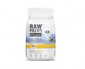 RAW PALEO ULTRA MEDIUM&LARGE PUPPY - ar tītaru 2kg