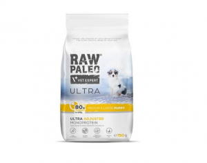 RAW PALEO ULTRA MEDIUM&LARGE PUPPY - ar tītaru 0.750kg