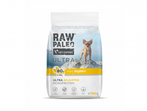 RAW PALEO ULTRA MINI PUPPY - ar tītaru 0.750kg