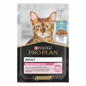 PRO PLAN CAT DELICATE With Ocean Fish konservi kaķiem 85g AKCIJA 2+1!