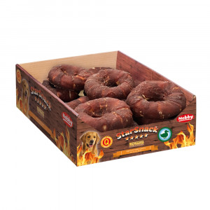 Nobby StarSnack BBQ Duck Donut L, kaste 16gb., 1.76kg