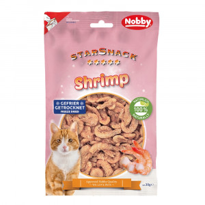 Nobby Gardums kaķiem StarSnack FD Shrimp 30g