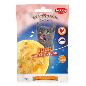 Nobby Zupa kaķiem StarSnack SOUP Chicken&Tuna 90g