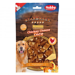 Nobby Gardums suņiem StarSnack BBQ Chicken/Cheese Dice 70g