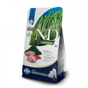 Farmina N&D DOG SPIRULINA LAMB WOFLBERRY PUPPY MEDIUM MAXI 2KG