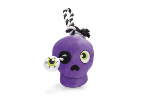 Beeztees Rotaļlieta suņiem Halloween Skull, violeta