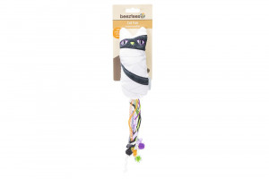 Beeztees Rotaļlieta kaķiem ar kaķumētru - plīša Halloween Mummy