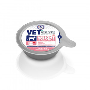 VET Response wet cat food Weight Balance - konservi kaķiem 85g