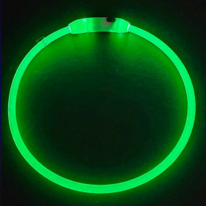 Nobby LED light ring "SHINY" - kaklasiksna suņiem, caurspīdīga