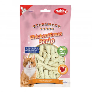 Nobby StarSnack FD Chicken&Cat grass 60g