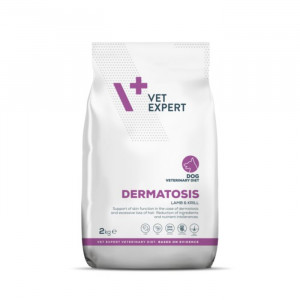 4T Veterinary Diet Dermatosis Dog SAUSĀ BARĪBA AR JĒRU/KRILU 2kg