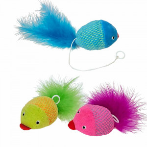 Nobby Rotaļlieta kaķiem ar kaķumētru Wind up fish 1gab.
