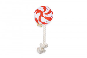 Beeztees Christmas dog toy lollypop - plīša rotaļlieta suņiem