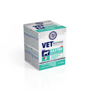 VET Response wet cat food Gastrointestinal  - konservi kaķiem 4x85g