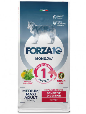 Forza10 MonoDiet Sensitive Digestion Medium/Maxi Adult 10kg